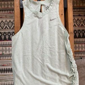 Nike tank top 💚 green, size S, angled bottom